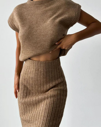 CANIA - SLEEVELESS TWO PIECE SET