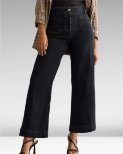 NASADA - Cropped Wide-Leg Jeans