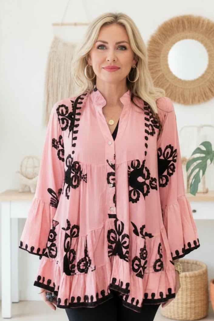 JORDANA - COASTAL BOHO TOP